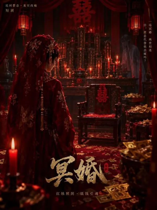 《复仇新娘：婚礼上那杯毒酒》复仇短剧竖版封面